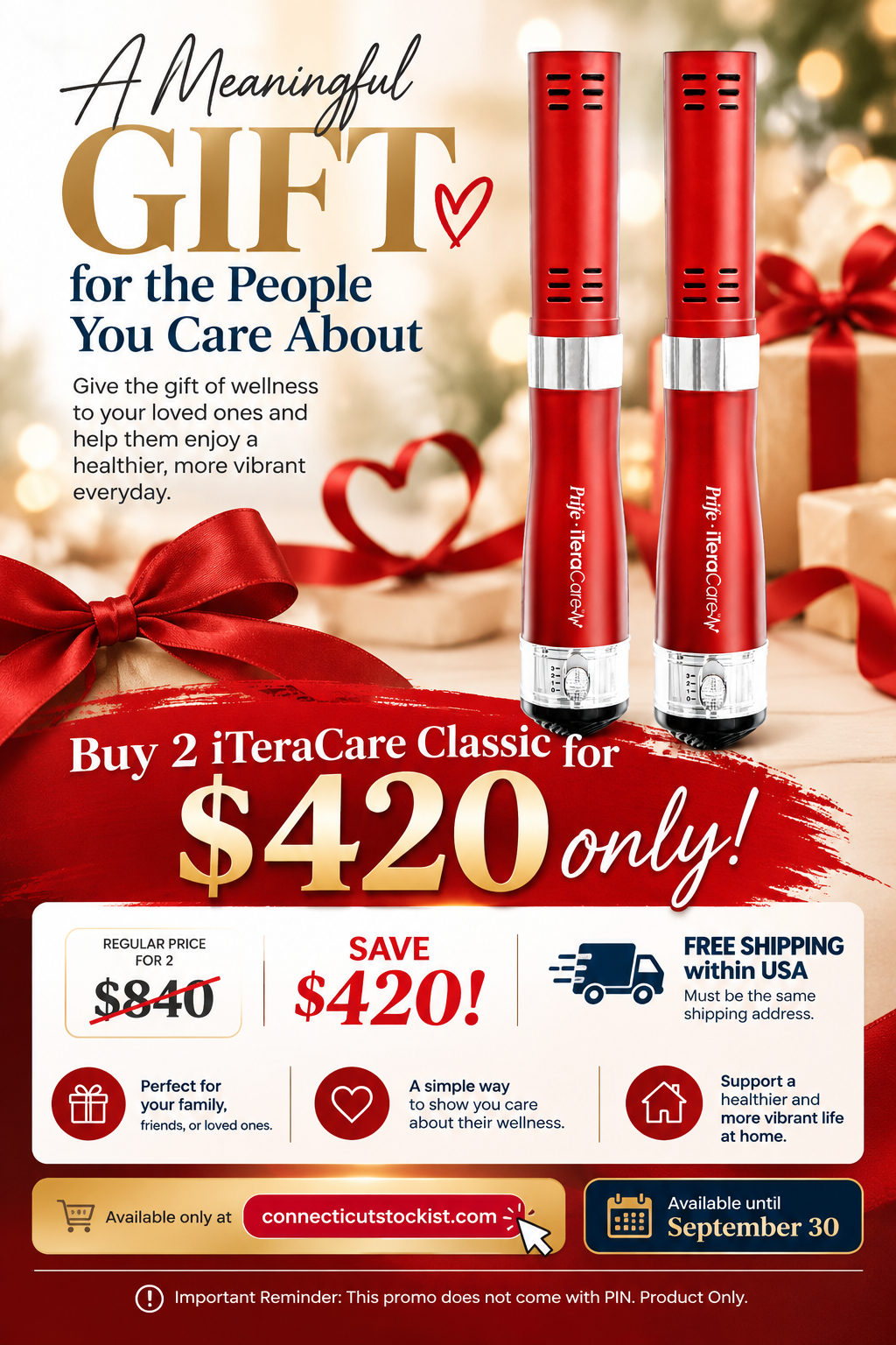iTeraCare Classic Special Promo – Buy 2 for $420