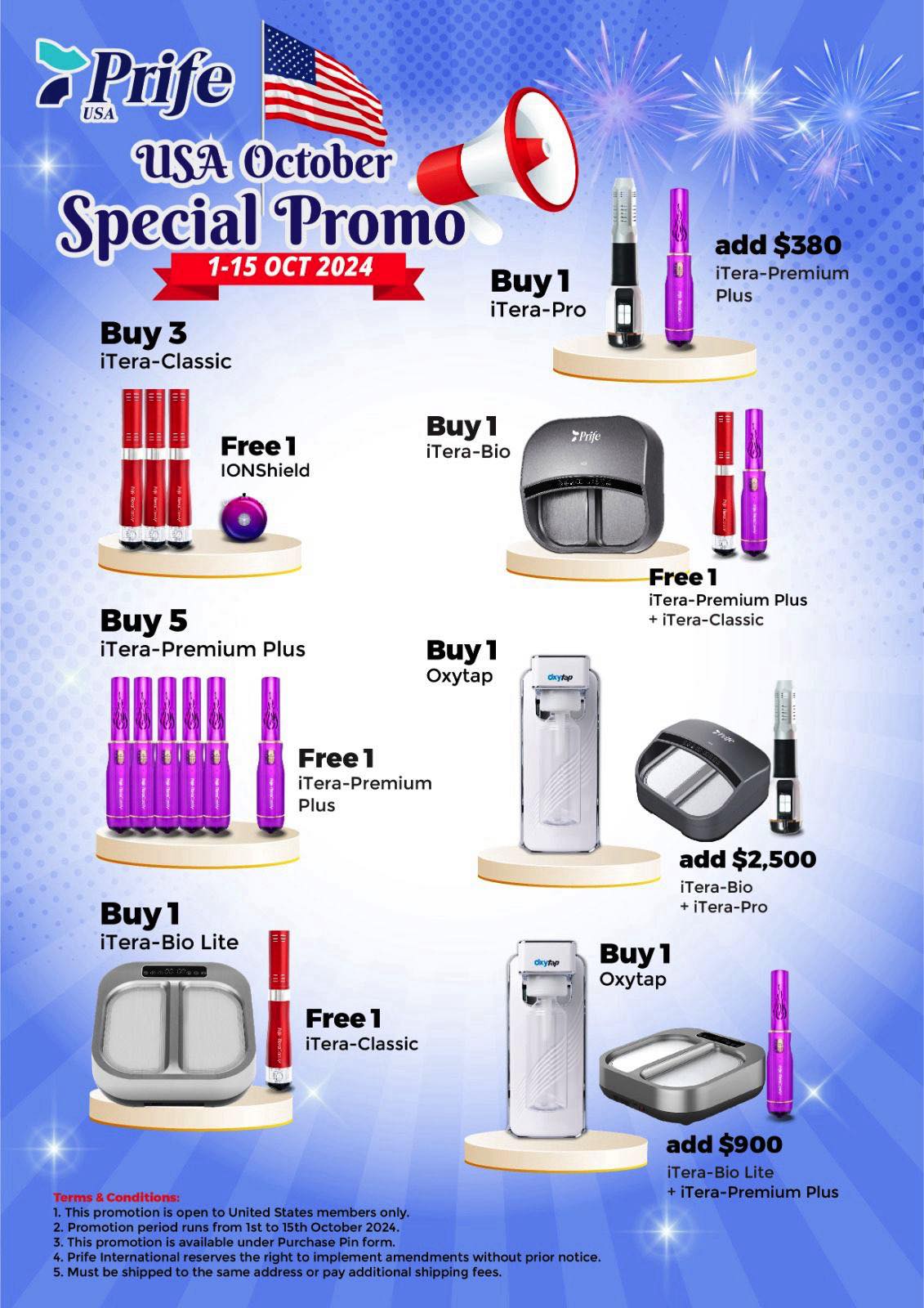 USA October Special Promo!